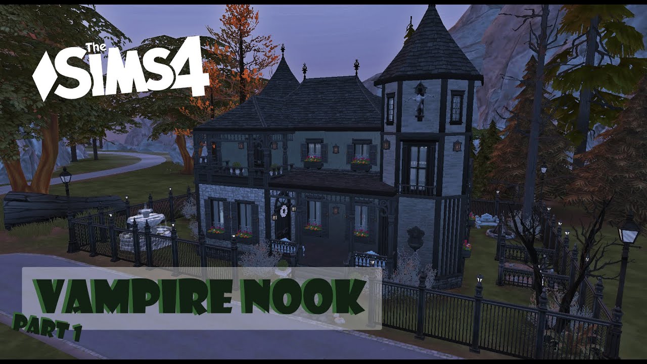 ♡ The Sims 4 - Vampire Nook (Speedbuild) Part 1 ♡