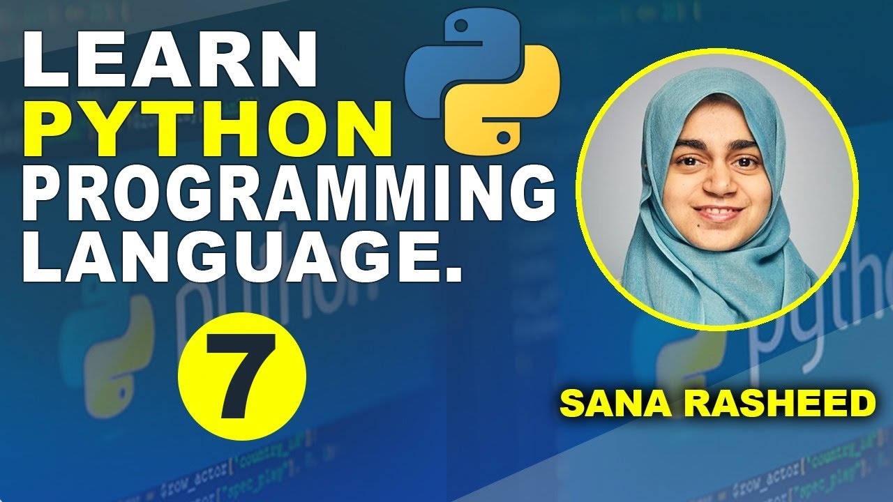 Python Full Course | Control | Python for Beginners | Lecture 7 - YouTube