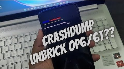 Solve Oneplus 6 & 6t Qualcomm Crashdump mode #oneplus6 #oneplus6t