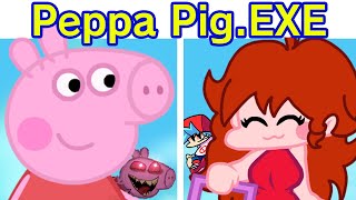 Friday Night Funkin' VS Peppa Pig FULL WEEK   Cutscenes & Ending | PEPPA.EXE (Muddy Puddles Funkin)