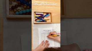 Concrete Math #montessori #sensory Materials#mathematics#hands#sensory#activity#learning#teach#work