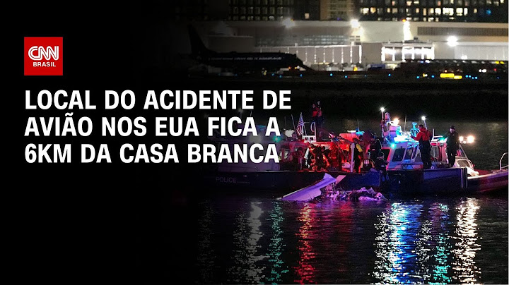 Local do acidente de avião nos EUA fica a 6km da Casa Branca | CNN PRIME TIME