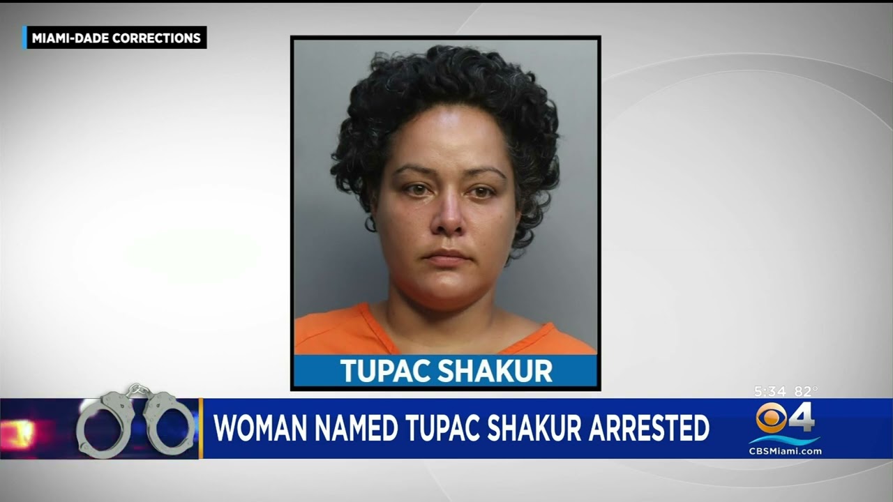 Miami Woman Named Tupac Shakur Arrested For Assault With A Baseball Bat