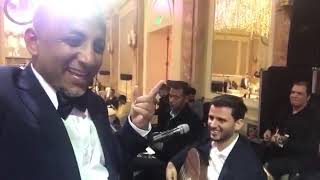 ابداع الفنان اليمني حسين محب و جنون الاعلامي جلال الصلاحي من لقاء في مصر