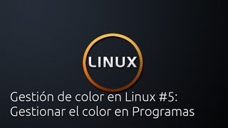 Gestión de color en Linux #5: Gestión de color en programas screenshot 3