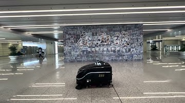Autonomous Cleaning Robots-Kokobots Spirit S95 in Railway Station 2