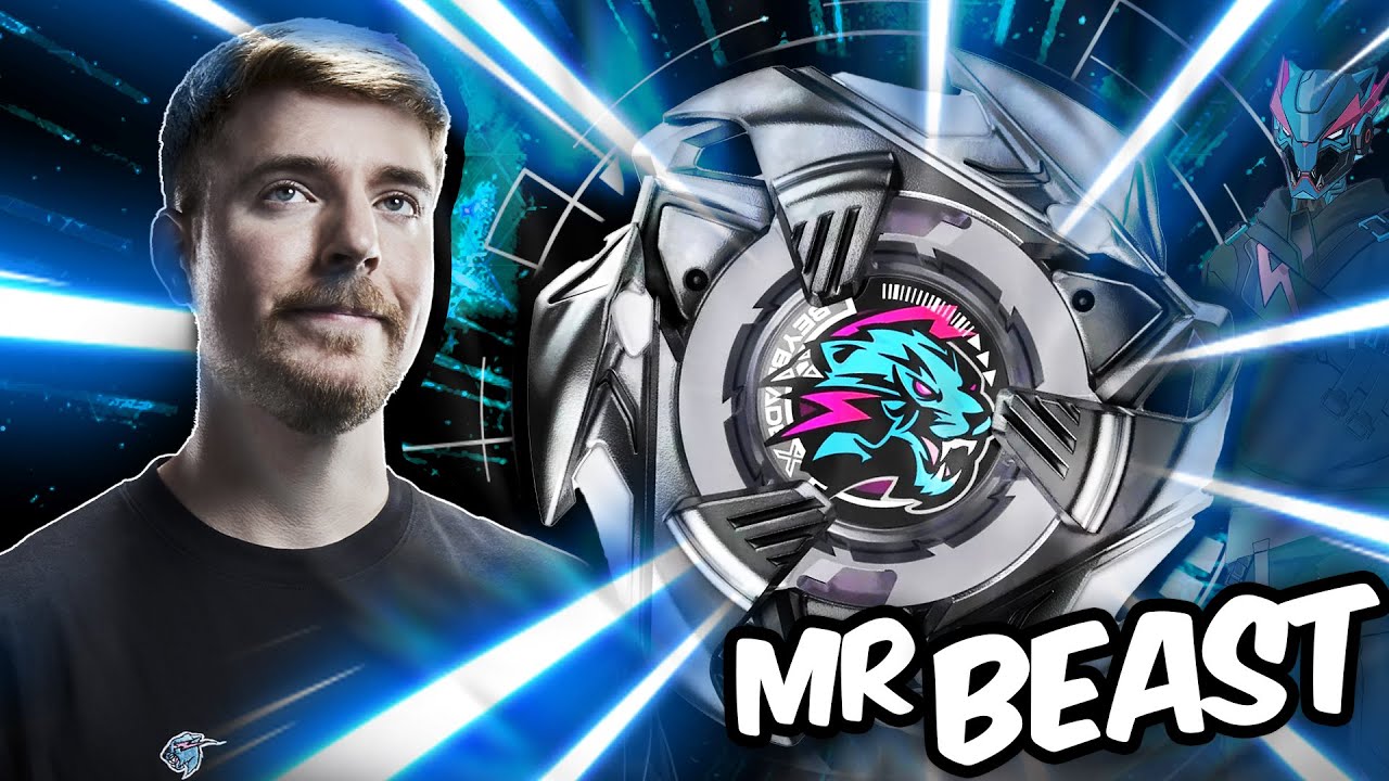 They made a MrBeast Beyblade... - YouTube
