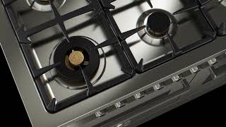Professional Series | 90 cm cooker with gas hob and electric oven