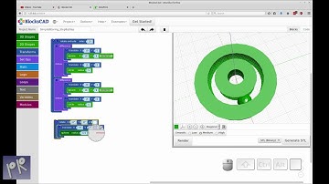 BlocksCAD - Blocks Based Programming a Printable Bearing