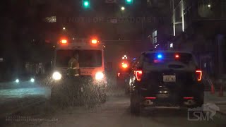 02-12-2021 Seattle, WA - Winter Storm Impacts City - Accident - Heavy Snow