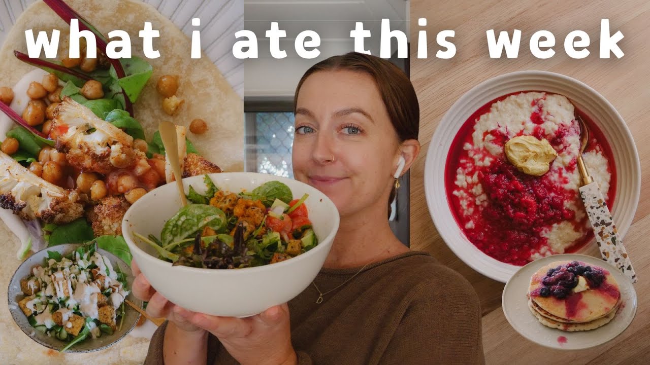what I ate this week | vegan, no tofu, easy meals 🍊 (ft. Cosmic Cookware Australia)