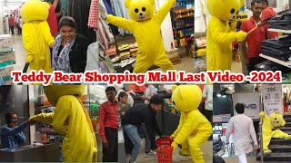 Teddy bear prank on shopping mall part 3 || funny dance & funny reaction 😂🤣 #teddysvm #funny