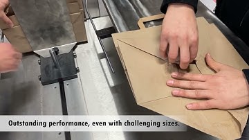 TC 18-46 Model II- Flat Handle Shopping Bag Machine