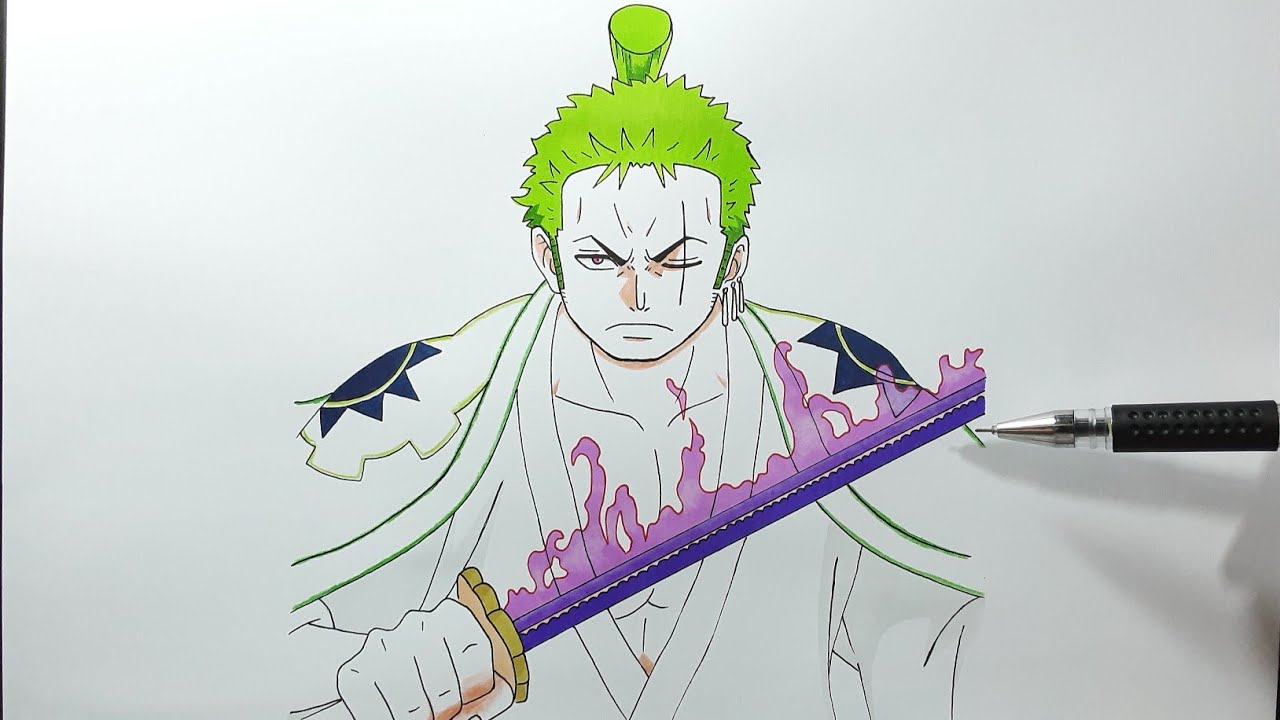 My First Drawing of Zoro Sensei ⚔️ - roronoa zoro post - Imgur