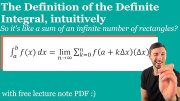 How to Define the Definite Integral and its Properties - Calc 1 / AP Calculus Lesson & Examples