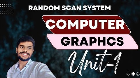 Random scan system Telugu computer graphics #computerscience