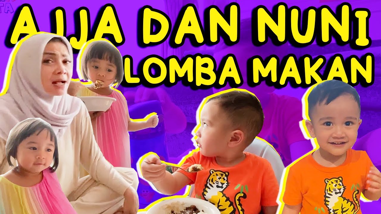 DUO AJJA & NUNI! MAMA RIETA HAPPY BANGET AJJA DAN NUNI MAKAN MASAKAN TITA@Rans Entertainment