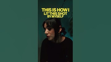 How I created this shot with only three lights by myself #lighting #amaranapp