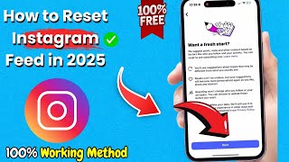 How to Reset Instagram Feed in 2025