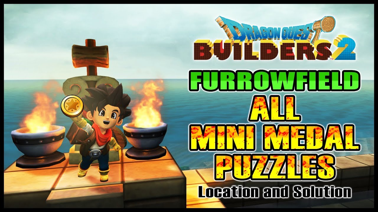 DQB2 - Solving All Mini Medal Puzzle in Furrowfield