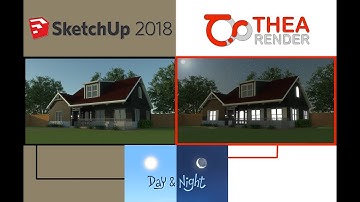 Thea Render 2.0 Rustic Home In SketchUp & Revit 2019