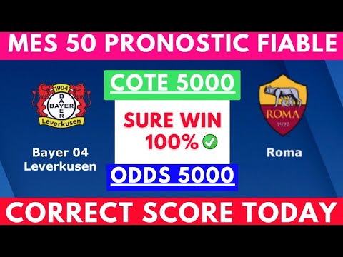 PRONOSTIC FOOT:MES PRONOSTIC FOOTBALL AUJOURDHUI (football prediction ) CORRECT SCORE