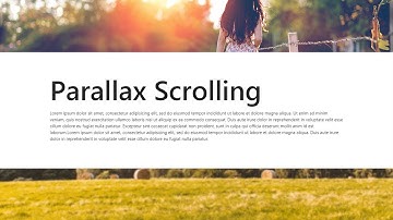 Parallax Scrolling Effects using Materialize