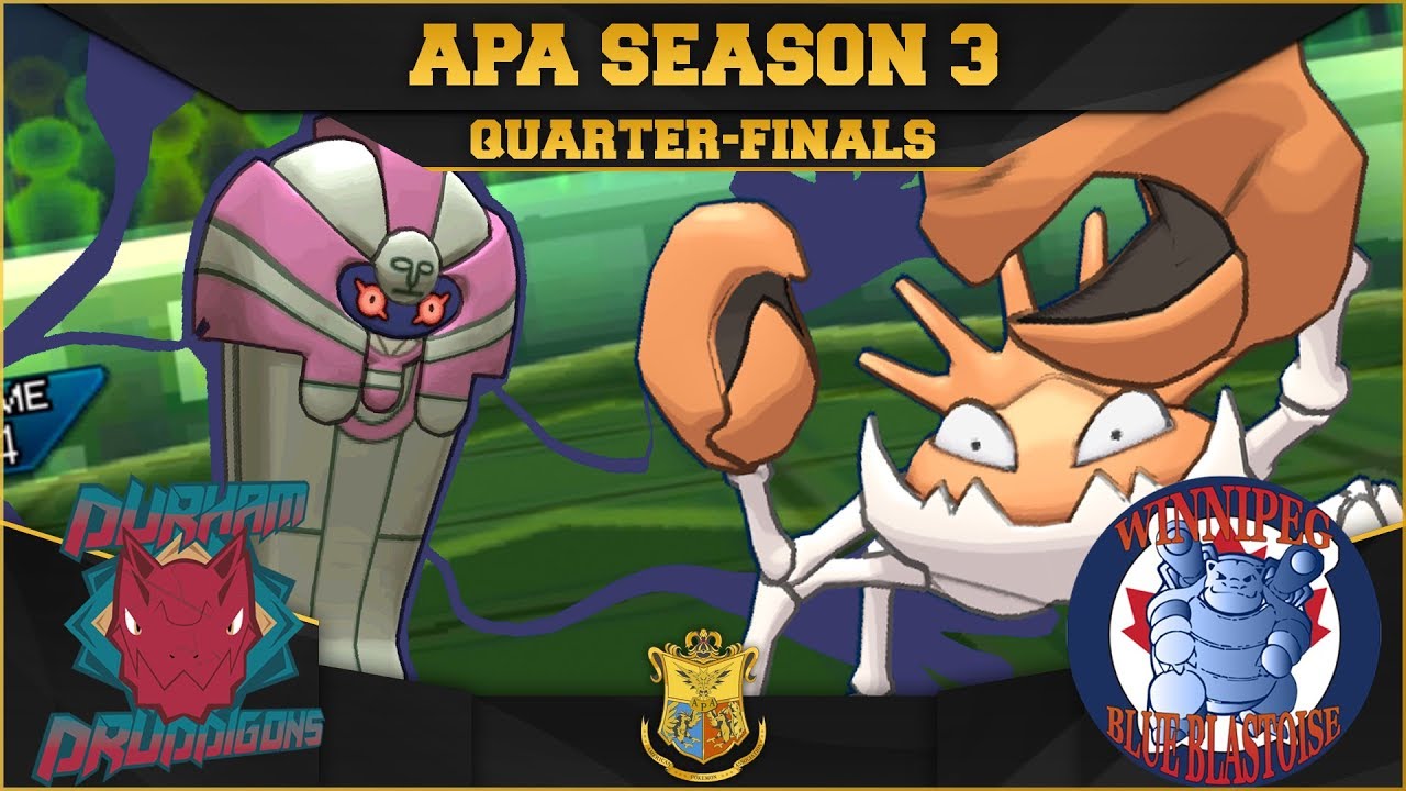 KINGLER REALLY??? | APA Quarter Finals Battle | Durham Druddigons VS Winnipeg Blue Blastoise
