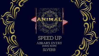 ABRAR'S ENTRY - JAMAL KUDU  ( SPEED UP ) | ANIMAL |  SLVERB