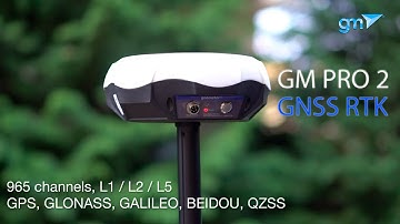 Multi-frequency GNSS RTK receiver GM PRO 2nd generation (L1, L2, L5)
