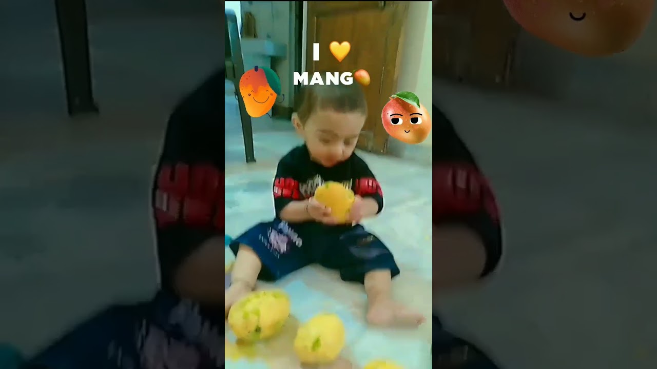 Mango lover baby🥭🥭| Garmiyon ka tohfa | Ek 