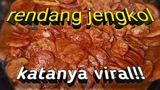 Rendang jengkol nya bikin nagih, 🤤 viral sampe order nya kewalahan.!!#nengnina