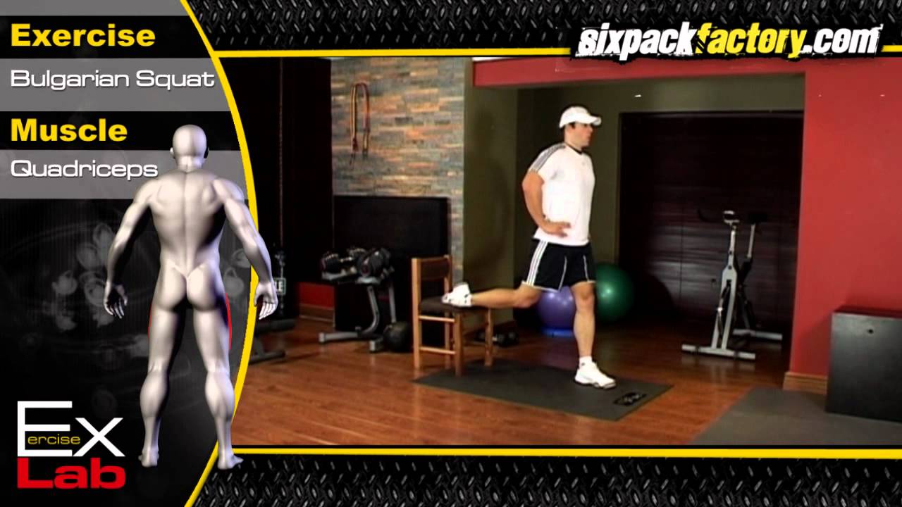 하체 운동 - 불가리안스쿼트