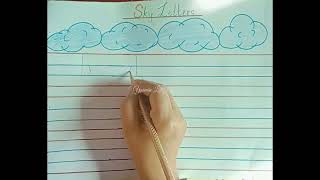 Sky,Grass,Root letters||How to teach sky,grass,root letters||Concept of 4 lines||alphabet||kLG