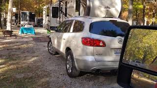 Eagle Creek State Park, Lake Shelbyville, Findlay IL.  Drive through of RV section