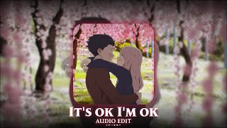 Its ok Im ok - tate mcrae [edit audio]