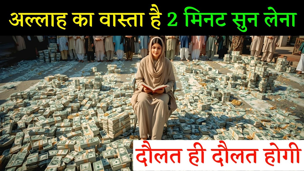 अल्लाह का वास्ता है 2 मिनट सुन लेना दौलत ही दौलत होगी जो मांगोगे सब मिलेगा | Dolat Ka Ka Wazifa 