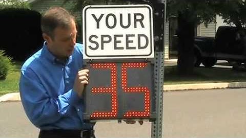 How to Use the Shield Radar Speed Display Sign Onboard Buttons