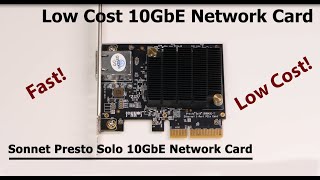 Sonnet Presto Solo 10GbE Network Card