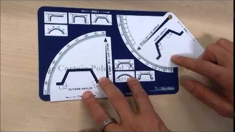How to measure bay windows for curtain tracks and poles