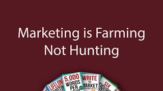 Marketing is Farming, Not Hunting
Bryans Challenge
https://el2.convertkit-mail.com/c/27u9k629pdcohn3xn8f3/p8heh9h7q22936/aHR0cHM6Ly9jaHJpc2ZveC0tc2VsbGluZ2ZvcmF1dGhvcnMudGhyaXZlY2FydC5jb20vYW1hem9uLWFkcy1tYWRlLWVhc3kv
Marketing is farming not hunting article from forever ago:
https://www.chrisfoxwrites.com/for-writers/marketing-is-farming-not-hunting/#:~:text=Home-,Marketing%20is%20Farming%2C%20Not%20Hunting,thing%20youll%20ever%20do.
Sign up for updates, resources, and exclusive content.
https://chrisfoxwrites.leadpages.co/chrisfoxyoutubelist/
Website: https://chrisfoxwrites.com/
Amazon Store: http://amzn.to/1WWGfZi
Audible: http://adbl.co/1YibuO1
Twitter: https://twitter.com/ScholarlyFox
Facebook: https://www.facebook.com/chrisfoxwrites/ Marketing is Farming, Not Hunting