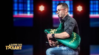 картинка: Стойо Стоев с изпълнение на гайда I България търси талант