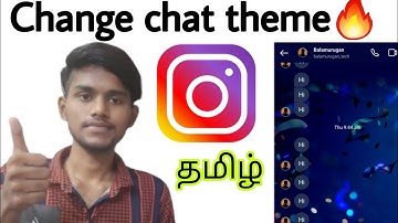 instagram chat theme / how to change instagram chat theme / how to use instagram chat theme / tamil