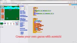 Scratch Coding - Meteorites copter rescue game demo gameplay screenshot 4