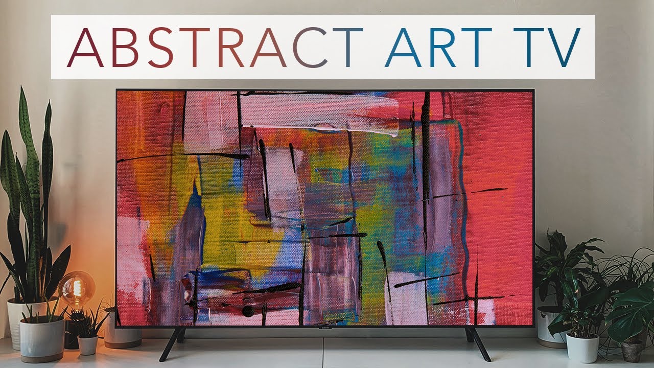 Abstract Art Slideshow for your TV 1hourr of 4K HD Paintings. YouTube