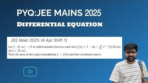 Let f:[0,∞)→R be differentiable function such that f(x) = 1-2x+∫₀ˣ e^x-t f(t) dt for all x∈[0,∞).