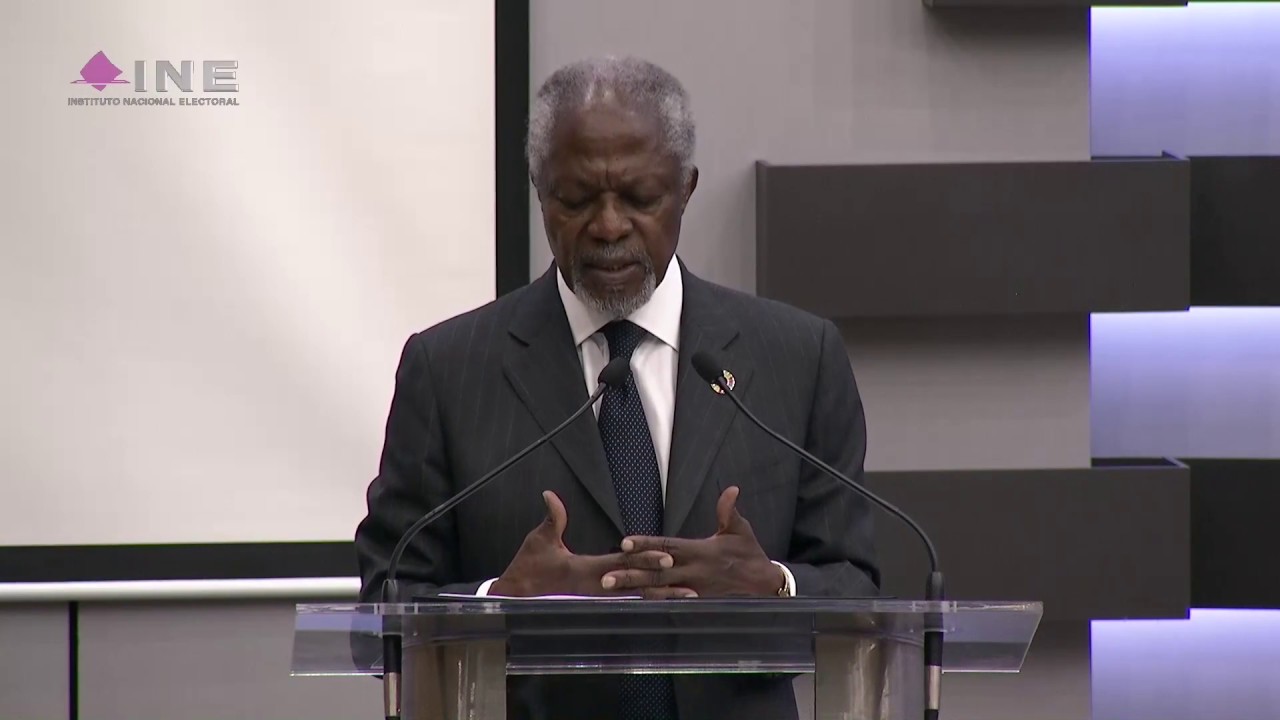 La respuesta a la violencia que se vive en México debe ser una elección ordenada: Kofi Annan inefável