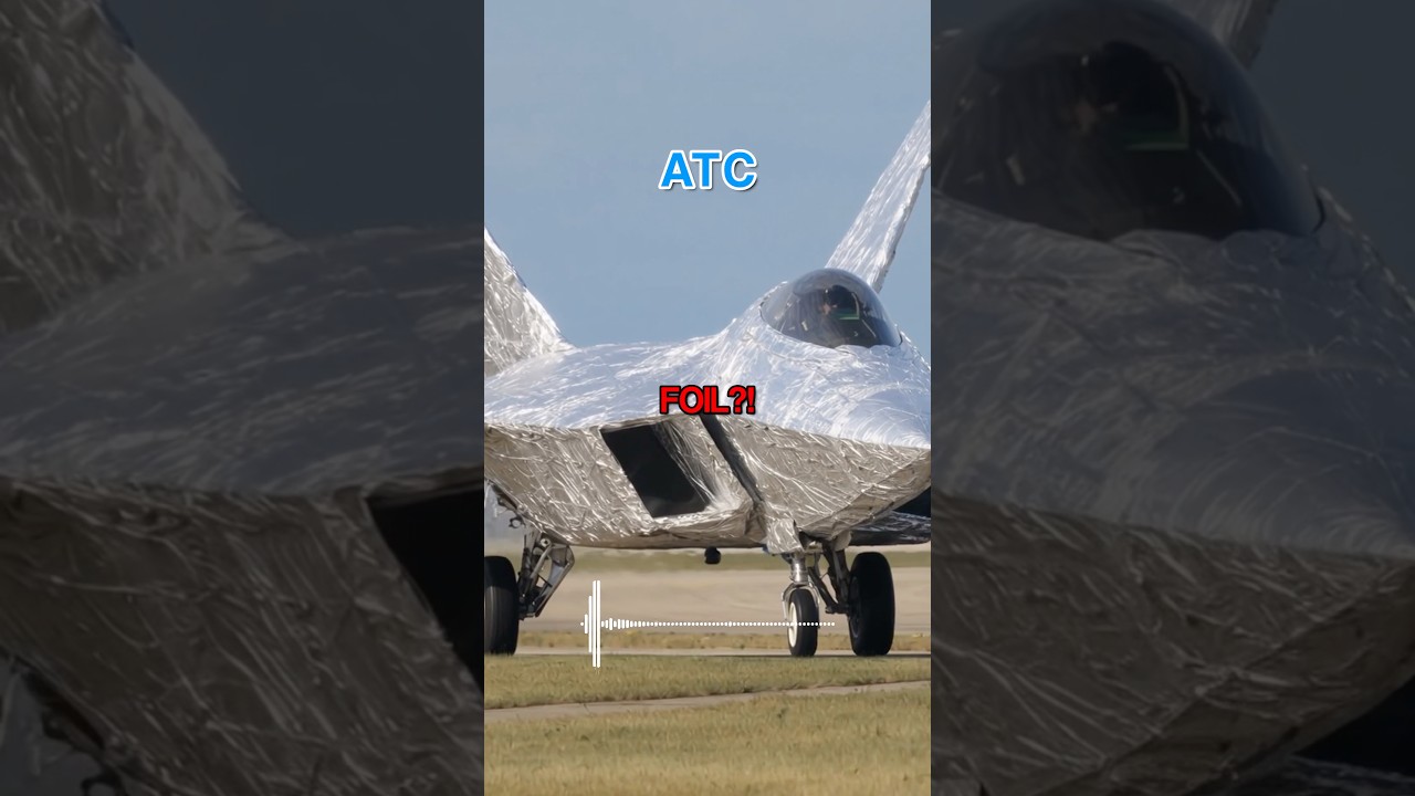 Rookie WRAPS Fighter Jet in Foil 💀