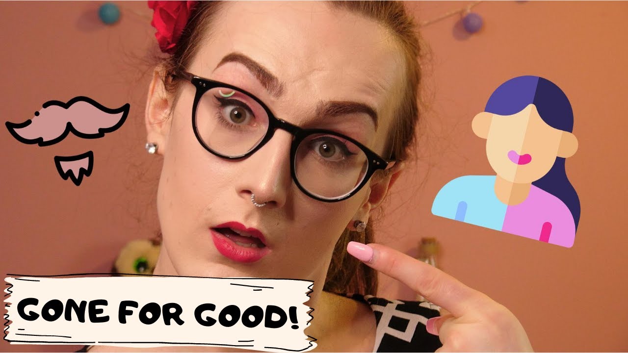 How to Cover Your Facial Hair With Makeup! | DIMITRIA SPARROW